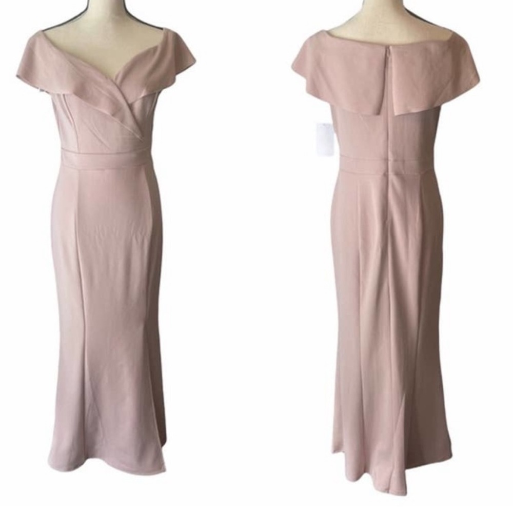 Alexa B Nites Light Rose Evening Gown